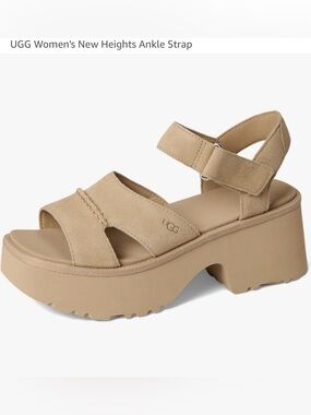 UGG Women New Height Ankle strap sandals size 9